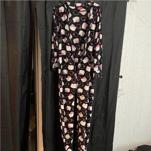 Black and pink Hello Kitty onesie